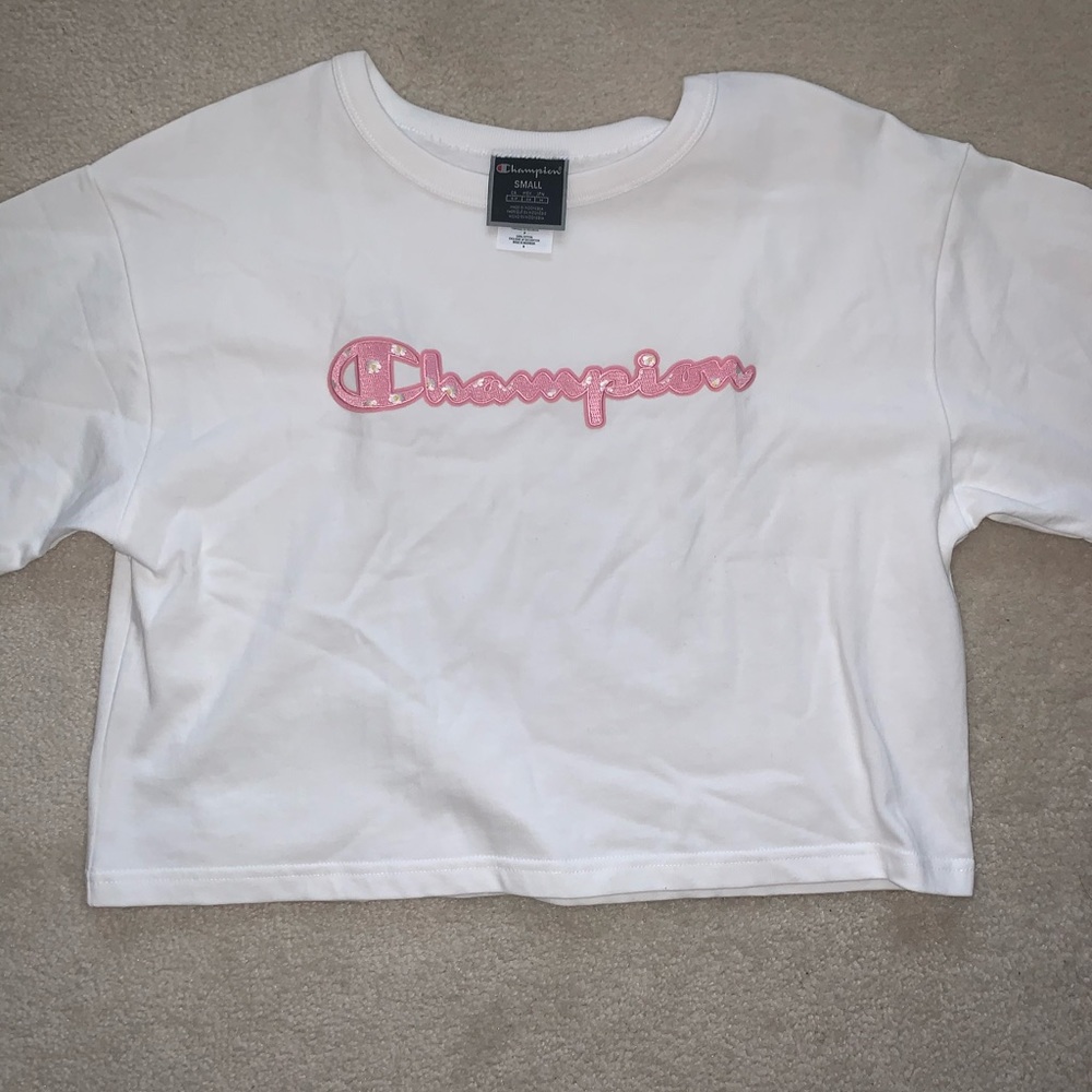 NWOT Cropped Champion Tee